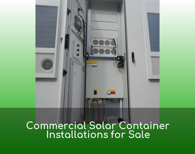 Commercial Solar Container Installations for Sale